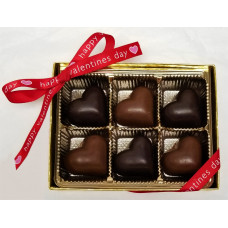 Heart Shaped Truffles (Gift of 6)